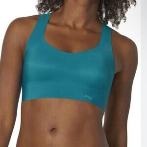 Sloggi Teal Zero Feel Soft Racerback Bra Size S